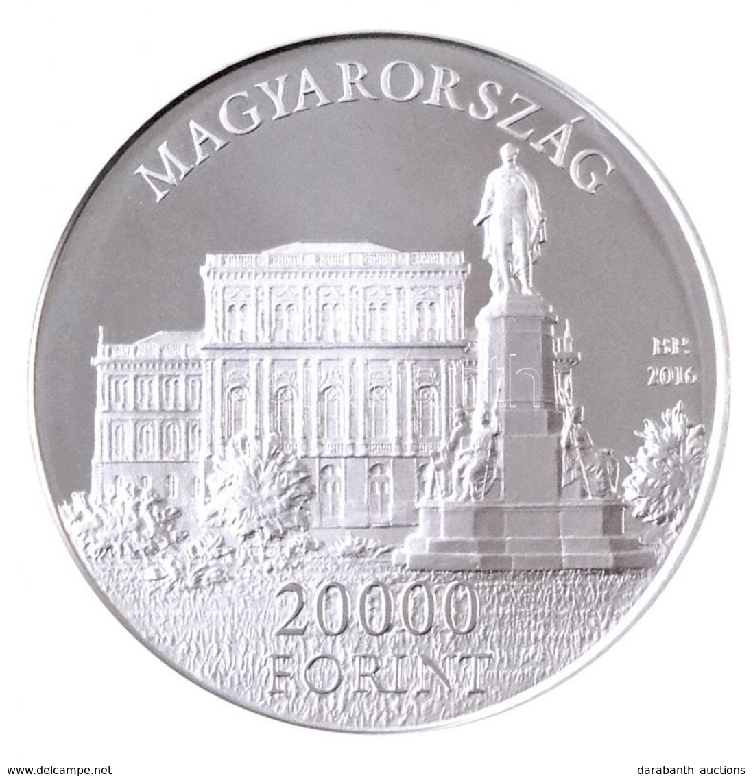 2016. 20.000Ft Ag '225 éve Született Széchenyi István' Tanúsítvánnyal T:PP 
Hungary 2016. 20.000 Forint Ag '225th Annive - Unclassified