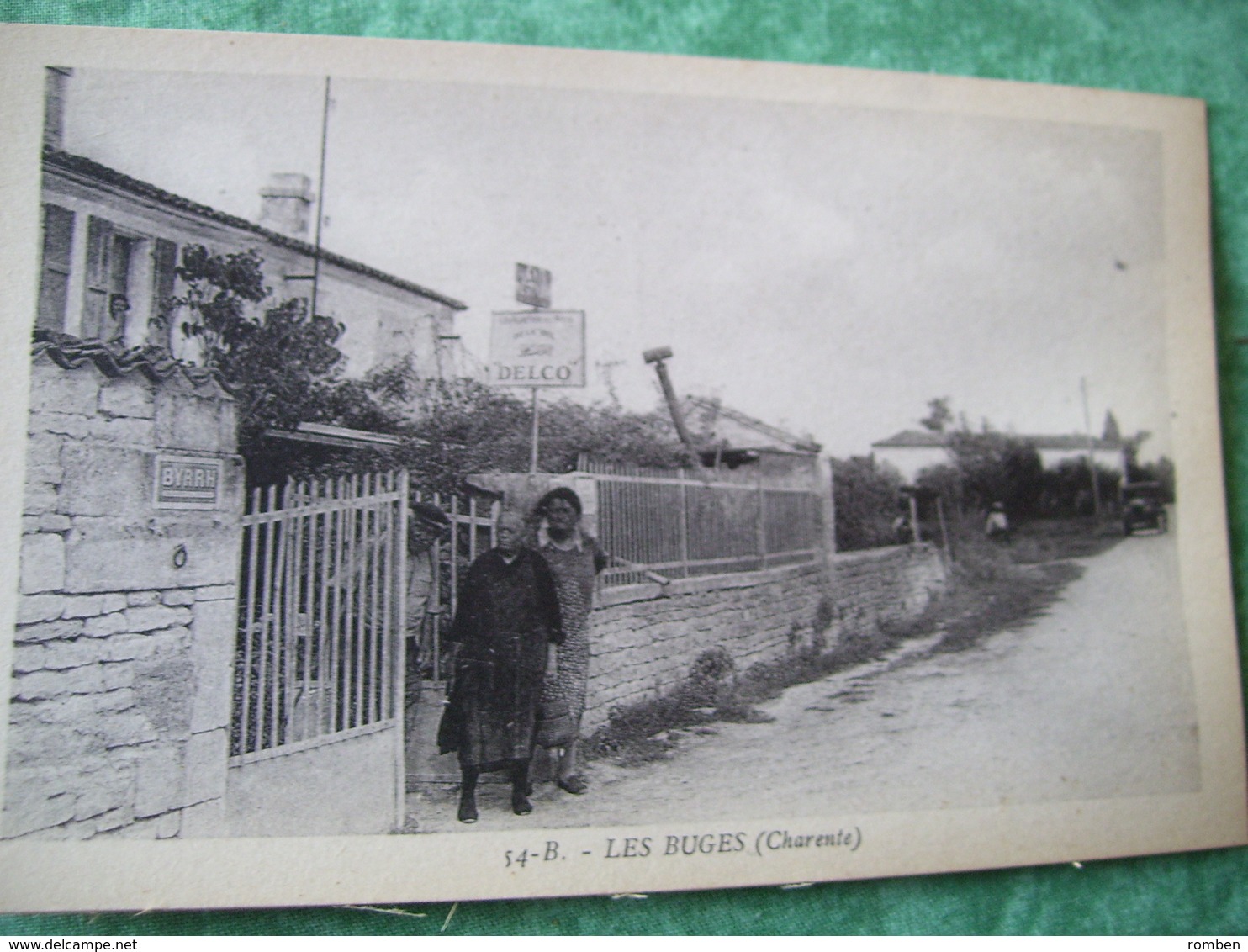 TRÈS RARE - CARTE POSTALE - LES BUGES - CHARENTE (16200 - STE - SAINTE SÉVÈRE - (animée) - Autres & Non Classés