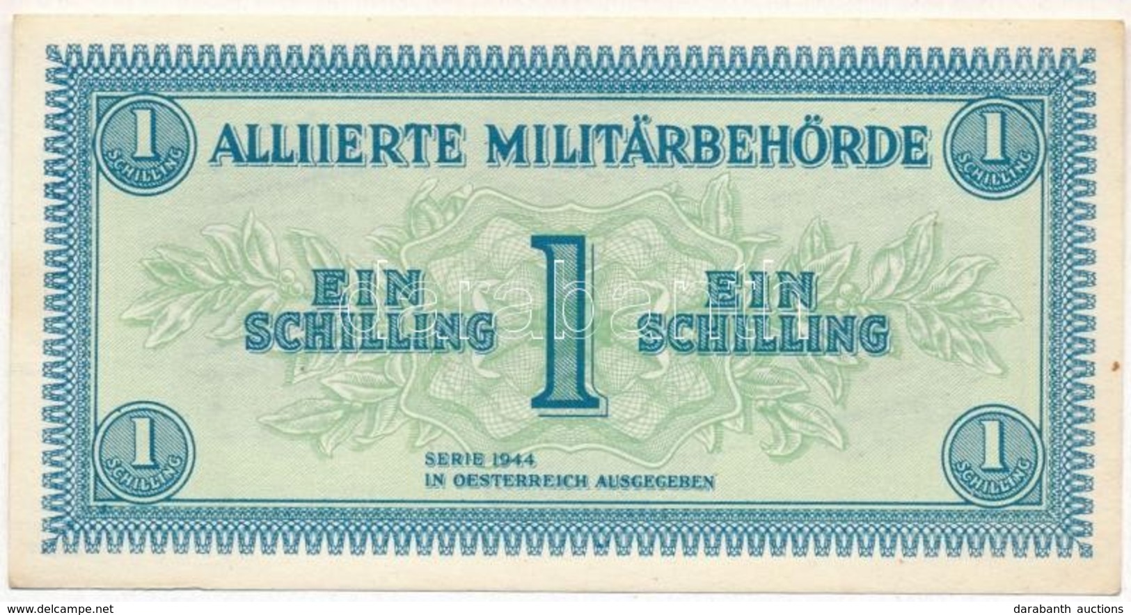 Ausztria / Szövetséges Megszállás 1944. 1Sch T:I Austria / Allied Occupation 1944. 1 Schilling C:UNC Krause 103 - Ohne Zuordnung