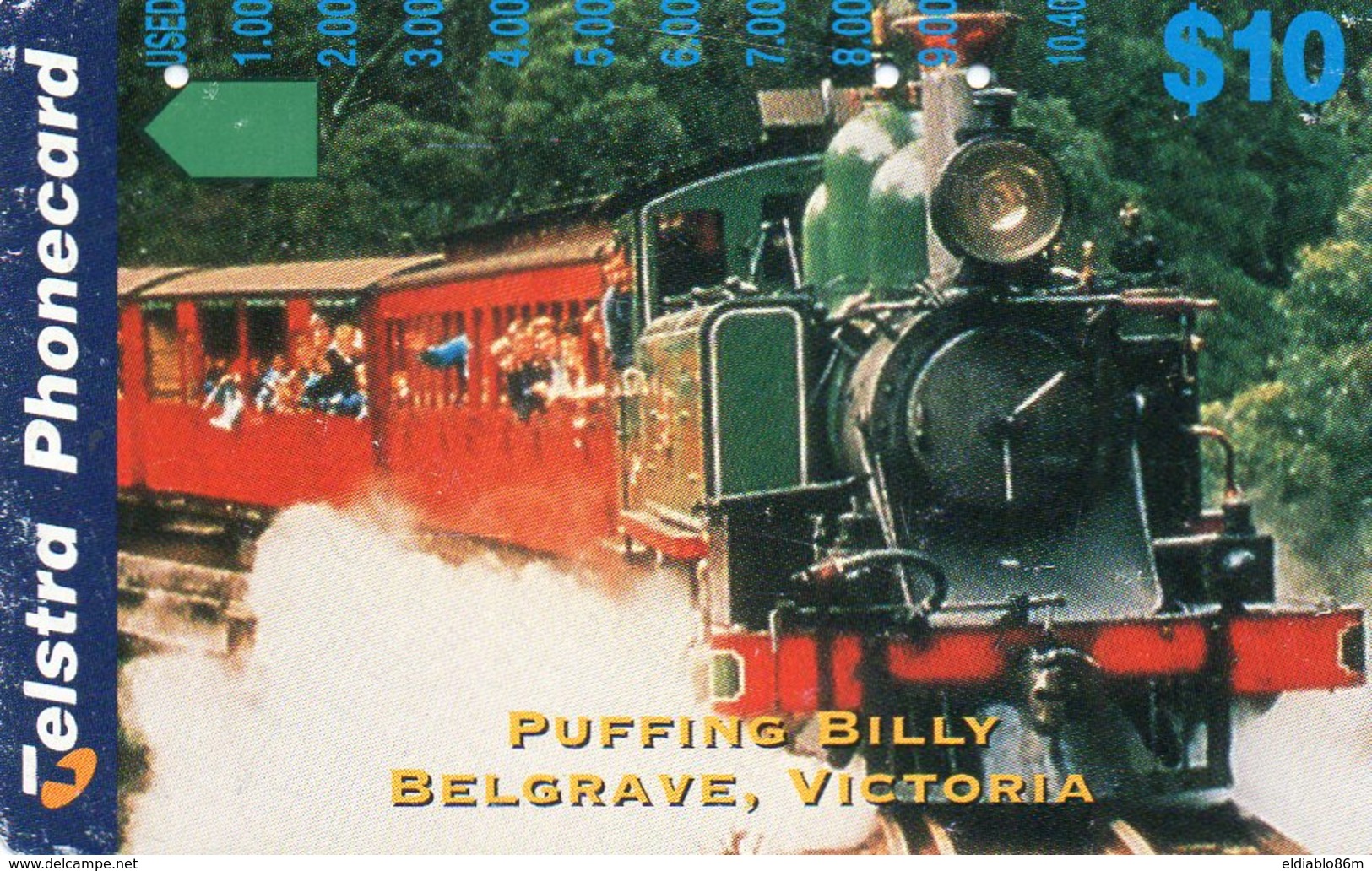 AUSTRALIA - ANRITSU - THEMATIC TRAIN PUFFING BILLY - Australia