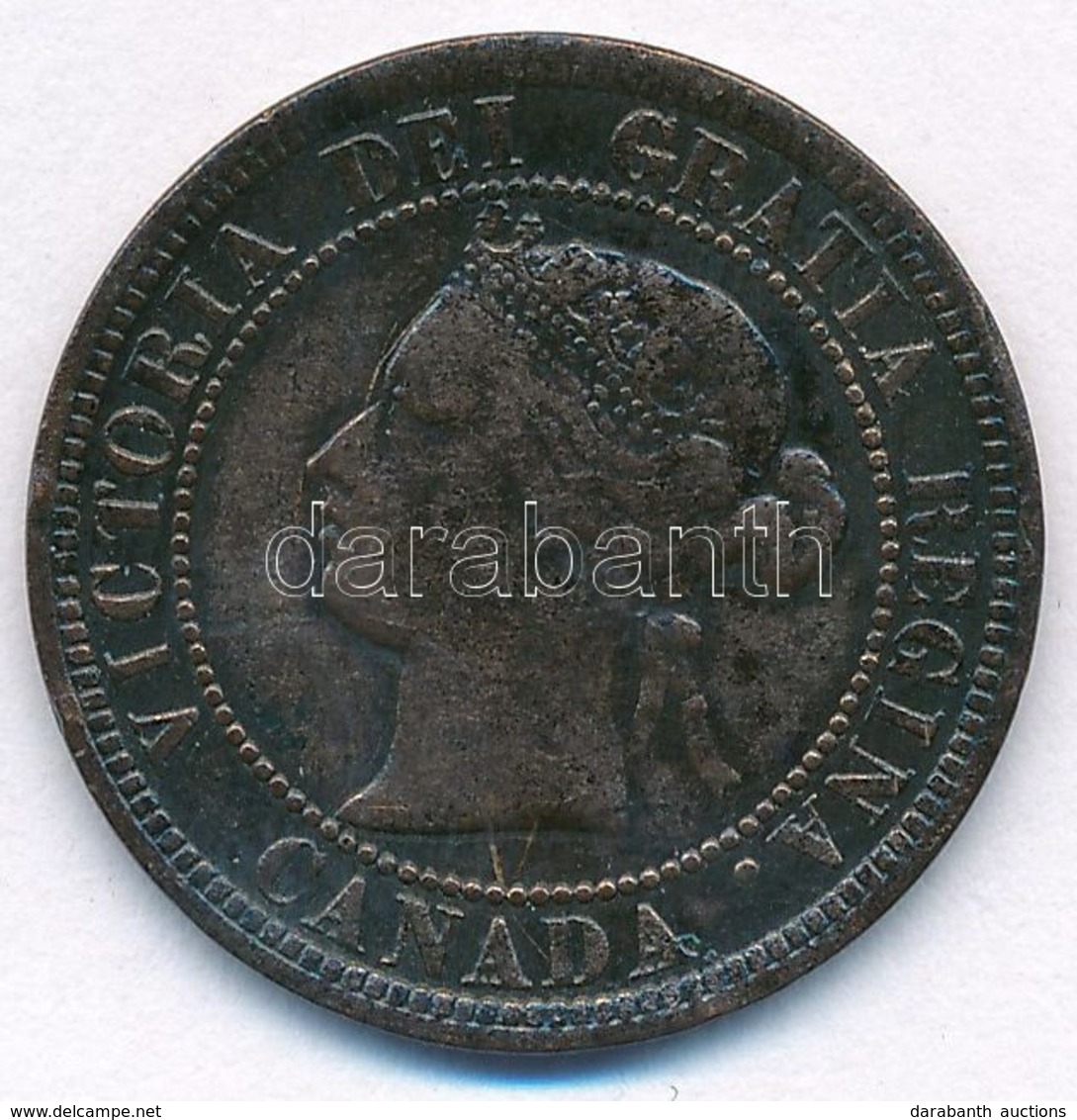 Kanada 1876H 1c Br 'Viktória' T:2,2- Ph.
Canada 1876H 1 Cent Br 'Victoria' C:XF,VF Edge Error
Krause KM#7 - Unclassified