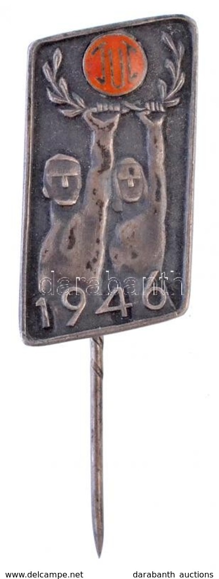 Finnország 1946. 'TUL (Finn Munkások Sport Szövetsége) 1946' Hátoldalán Jelzett Ag Kitűző (3,77g/0.813/15x26mm) T:2
Finl - Ohne Zuordnung