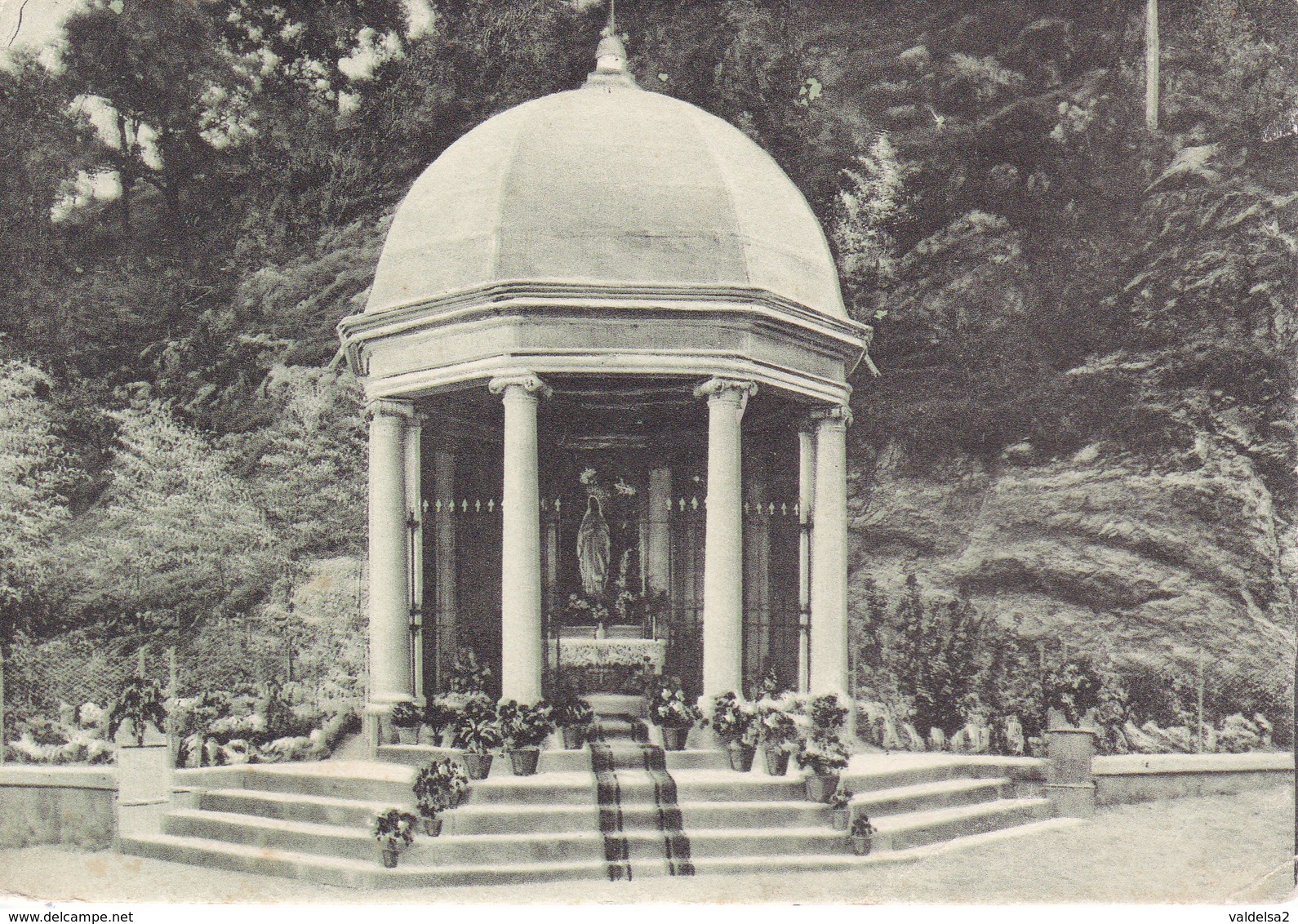 TARZO - TREVISO - TEMPIETTO MADONNA DI LOURDES - 1952 - Treviso