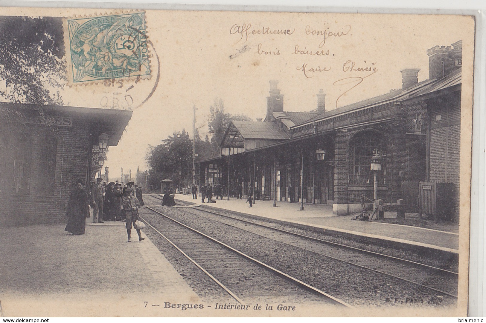 BERGUES  Intérieur De La Gare - Bergues