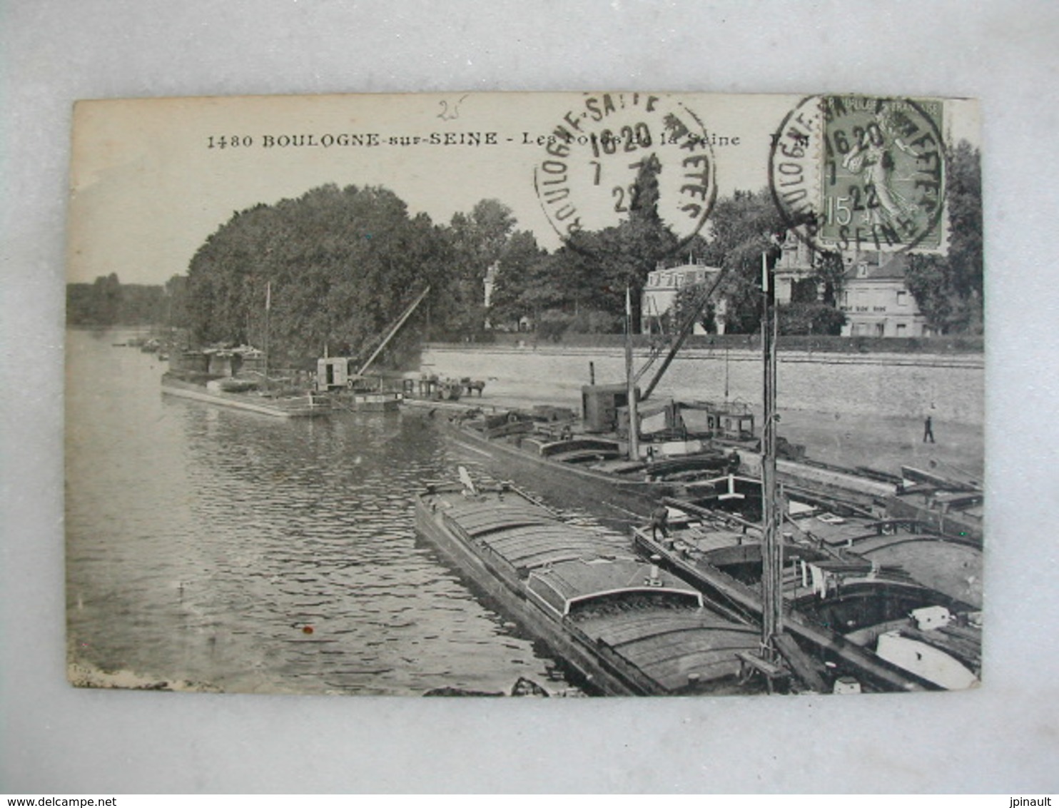 BOULOGNE SUR SEINE - Les Bords De La Seine (avec Péniches) - Boulogne Billancourt