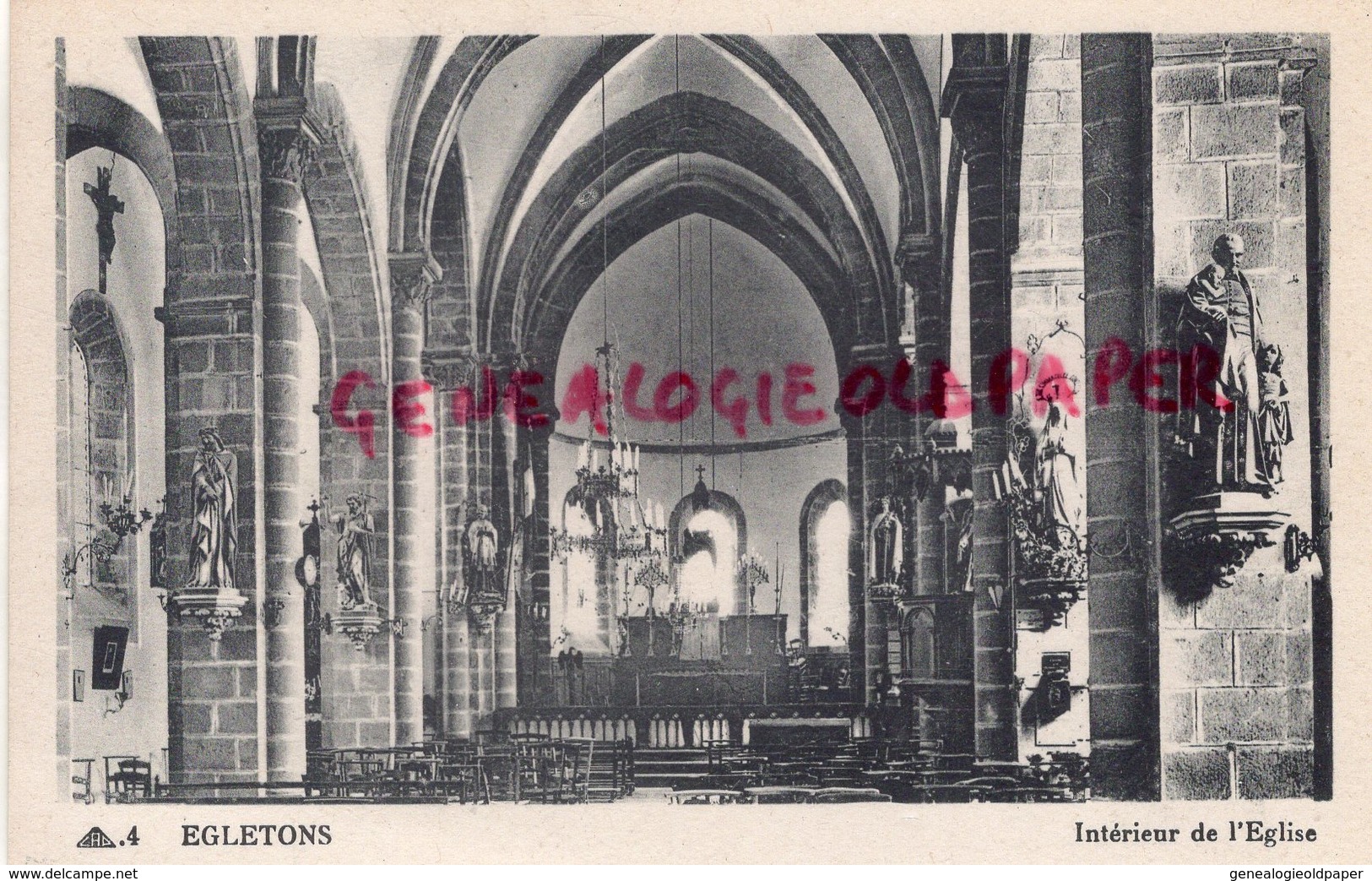 19 - EGLETONS -INTERIEUR EGLISE - CORREZE - Egletons