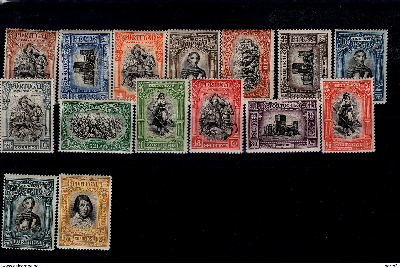 440 - 454 Geschichte Portugals Unabhängingkeit MNH ** Neuf Postfrisch - Nuovi