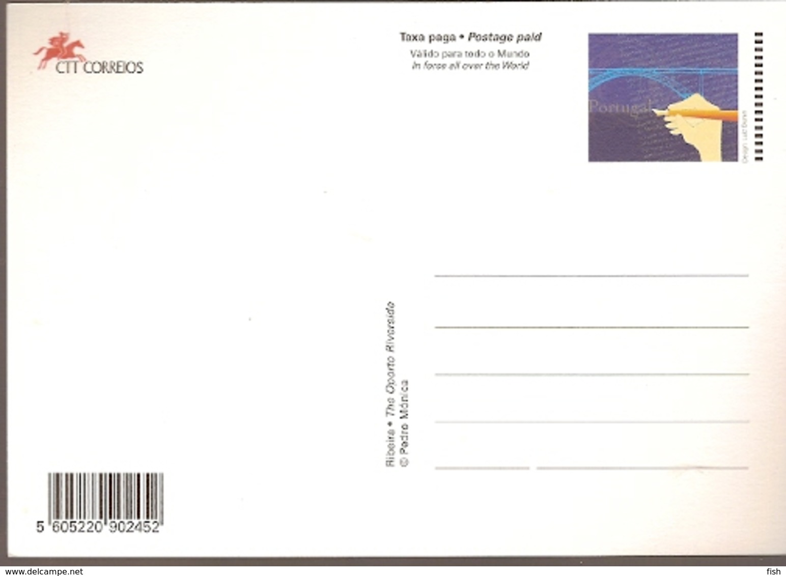 Portugal  ** & Postal Stationery, Bridges, Porto, Ribeira, Boats, Douro River 1998 (7666) - Interi Postali