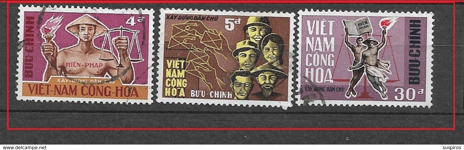 VIETNAM DEL SUD   - 1967 Democratic Elections     USED - Vietnam