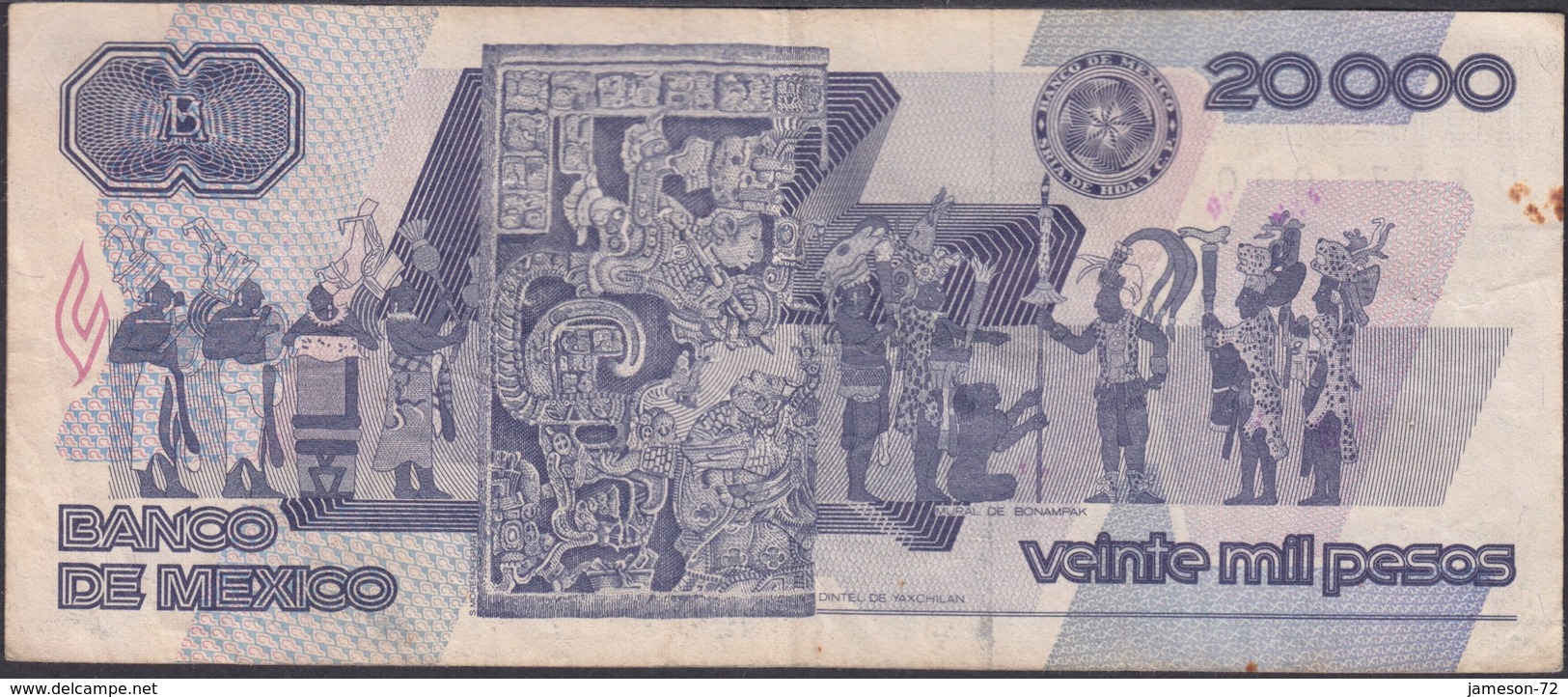 MEXICO - 20.000 Pesos 1989 P# 92b America Banknote - Edelweiss Coins - Messico