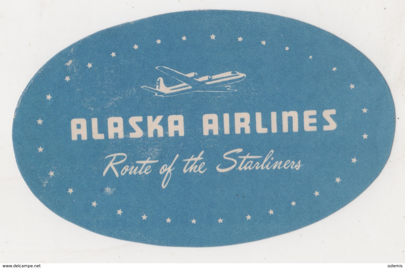 ALASKA AIRLINES ROUTE OF THE STARLINES - Monde