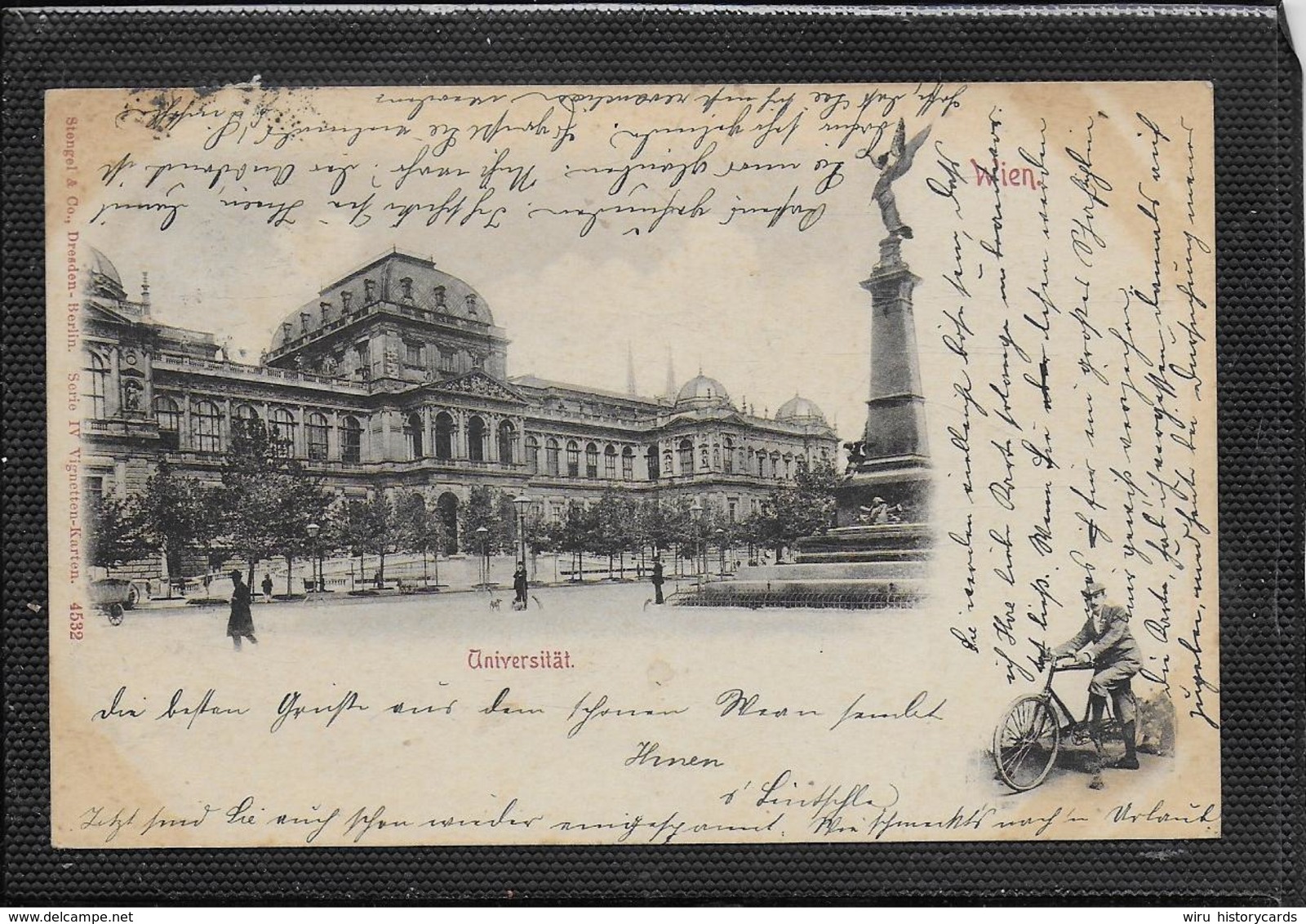 AK 0373  Wien - Universität / Verlag Stengel & Co Um 1901 - Wien Mitte