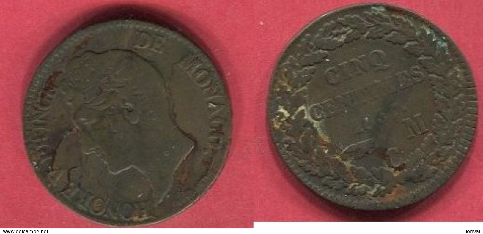 5 CENTIMES 1837 TB 15 - Charles III.