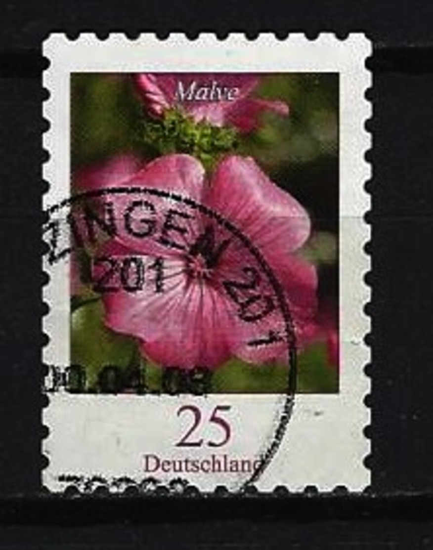 BUND Mi-Nr. 2513 Blumen Bechermalve (Lavatera Trimestris) Gestempelt (7) - Gebraucht