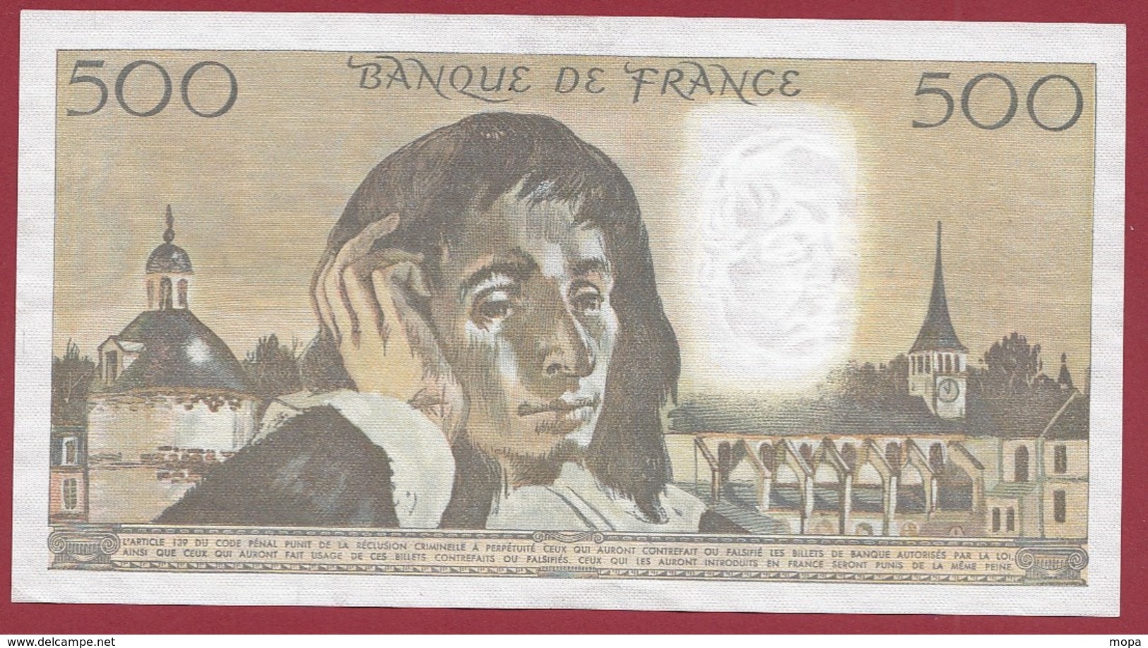 500 Francs "Pascal" Du 03/04/1985.H----XF/SUP+---ALPH.H.232 - 500 F 1968-1993 ''Pascal''