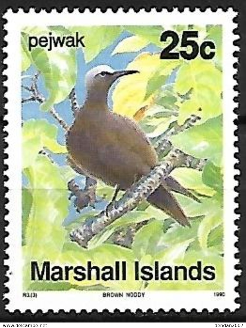 MARSHALL ISLANDS - MNH - 1990 :  Brown Noddy -   Anous Stolidus - Mouettes