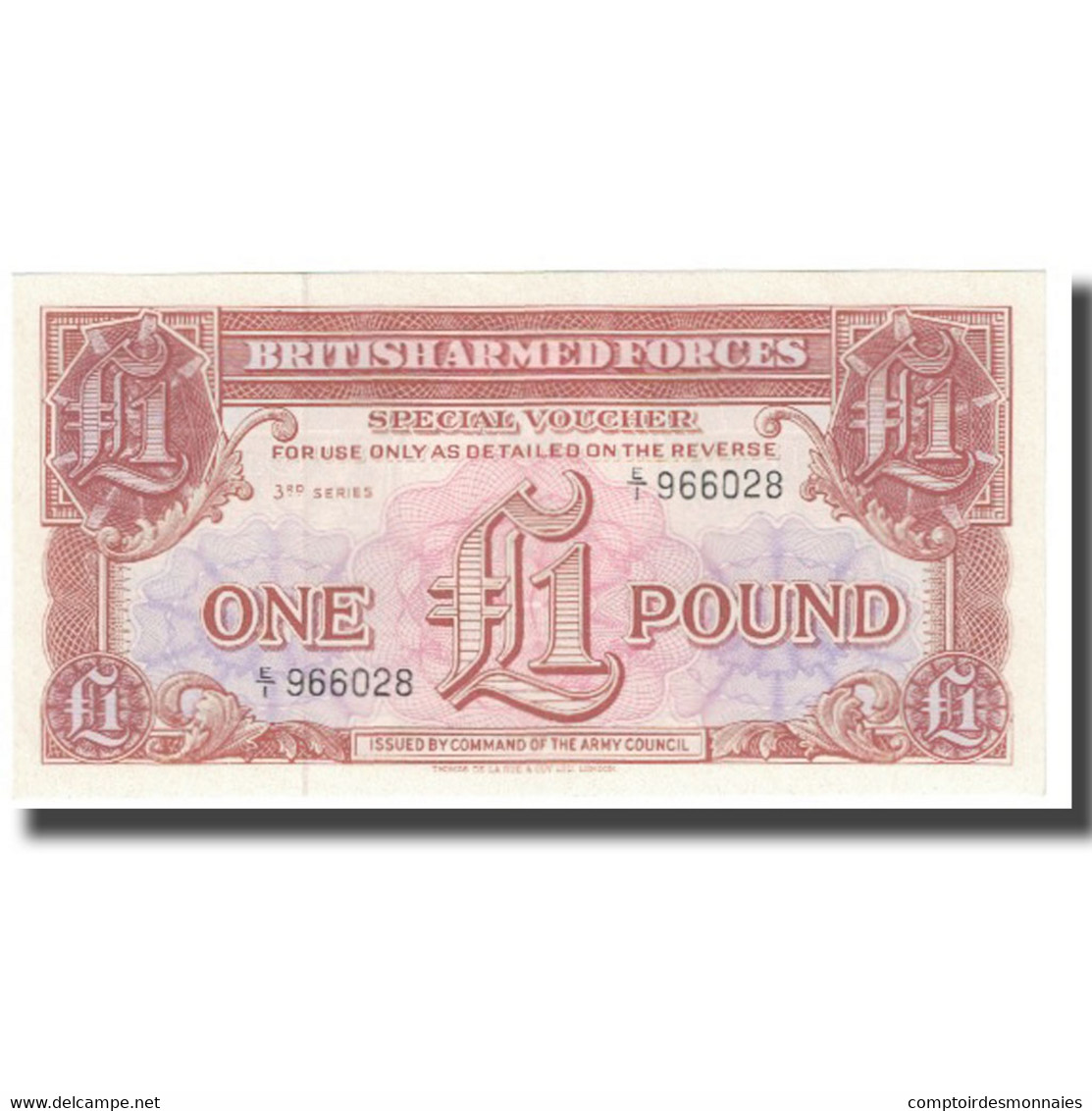 Billet, Grande-Bretagne, 1 Pound, KM:M29, NEUF - British Armed Forces & Special Vouchers