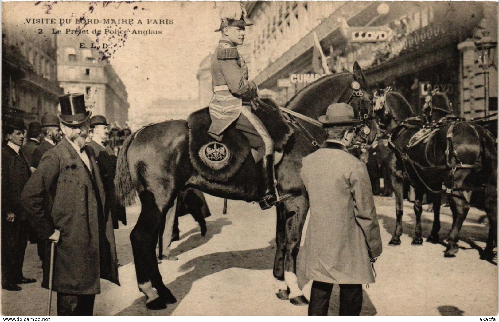 CPA PARIS Visite Du Lord Maire Le Préfet De Police Anglais (305386) - Réceptions