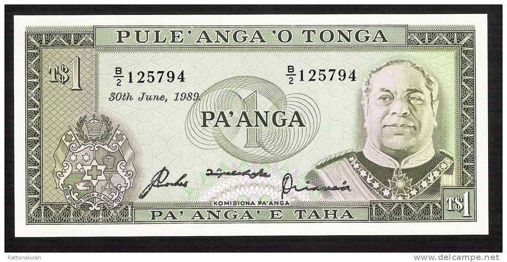 TONGA   P19c 1  PAANGA  1989 #B/2     UNC. - Tonga