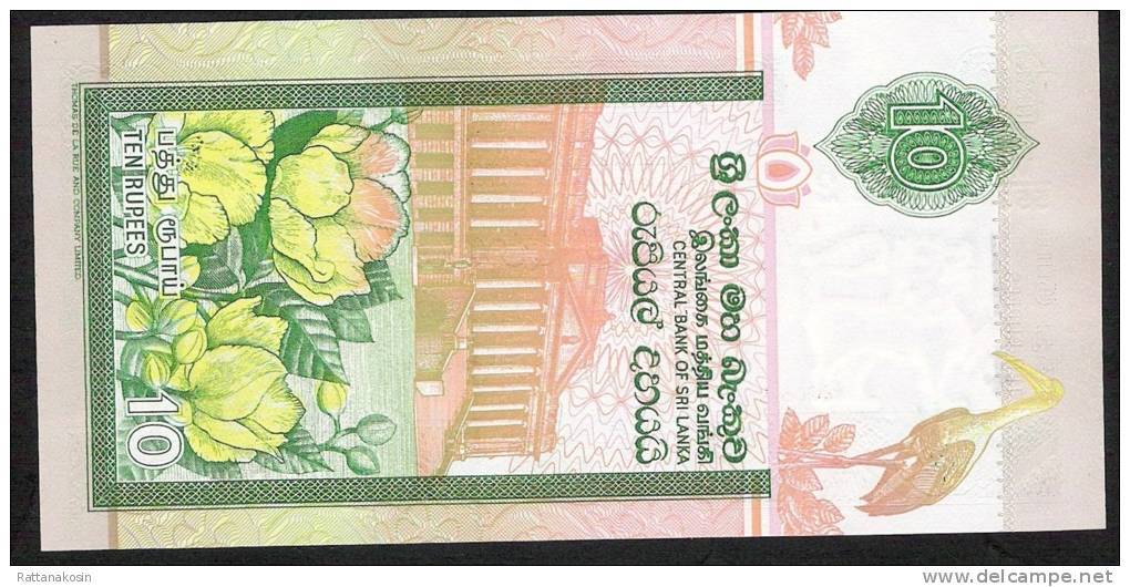 SRI LANKA P115a  10  RUPEES   2006.07.03 #M/553    UNC. - Sri Lanka