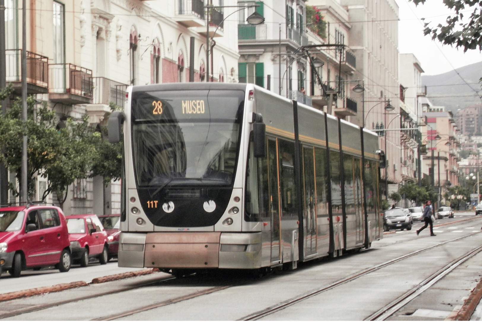 Messine (Sicile - Italie)  25 Septembre 2009 - Tramway De Messine - Rame Cityway N°11(Alstom Power) - Messina