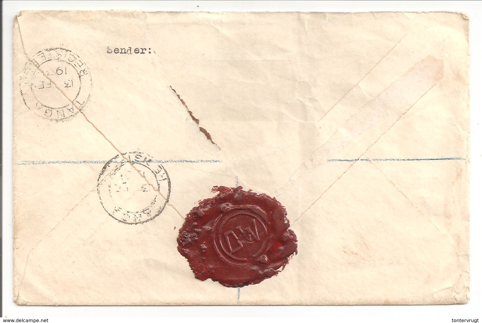 Tanganyika R-Cover To Deutschland Berlin 1931 - Tanganyika (...-1932)