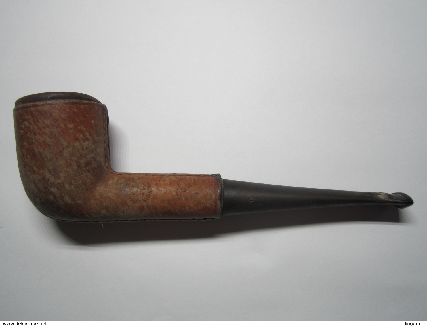 PIPE SAINT CLAUDE ATLET PIPE BRUYÈRE EXTRA ÉCUME G RAGO Numero : 4083 - Cuir - Pipas En Madera De Brezo ( Bruyere)