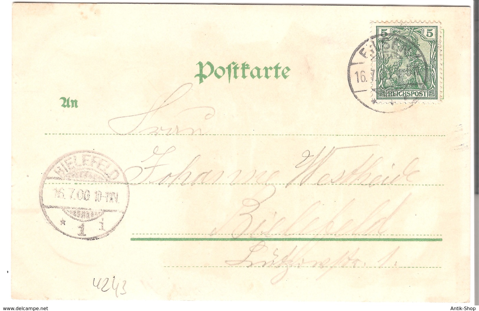 Bad Eilsen - Familie In Trachten-Kleidung - Von 1900  (4243) - Schaumburg