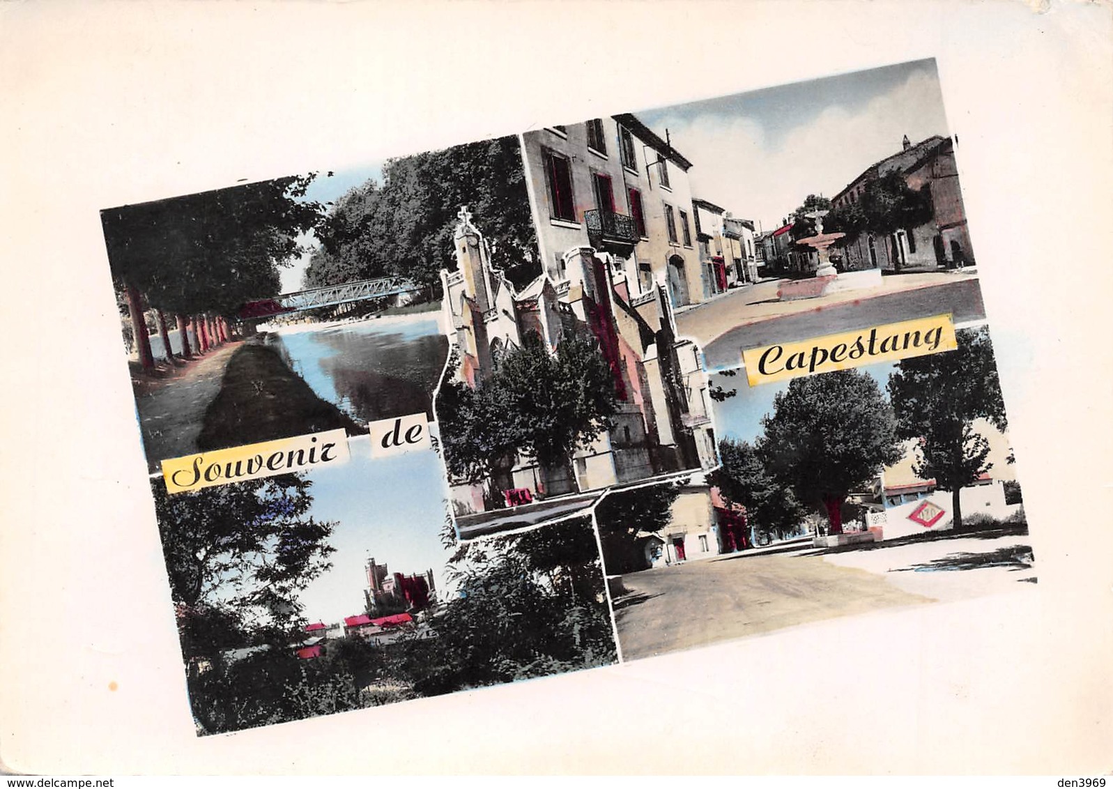 Souvenir De CAPESTANG - Vues Multiples - Eglise - Fontaine - Capestang