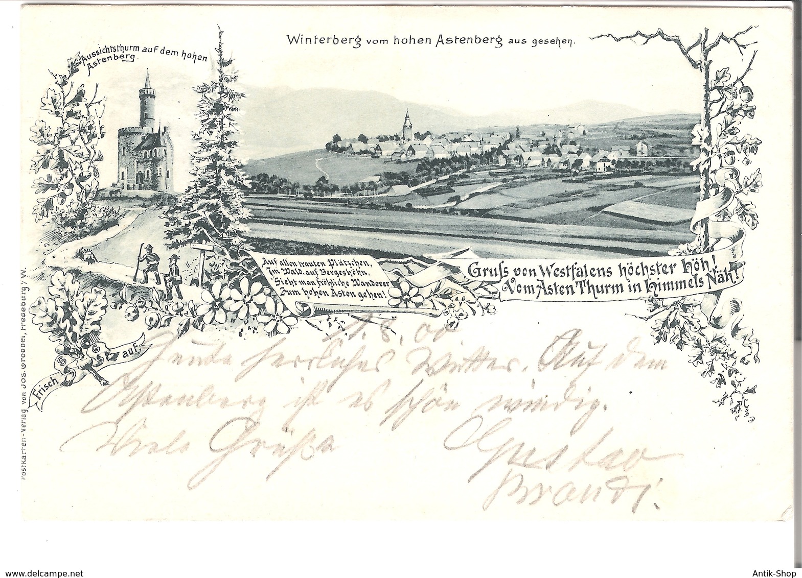 Winterberg - 2 Ansichten - Von 1900  (4246) - Winterberg