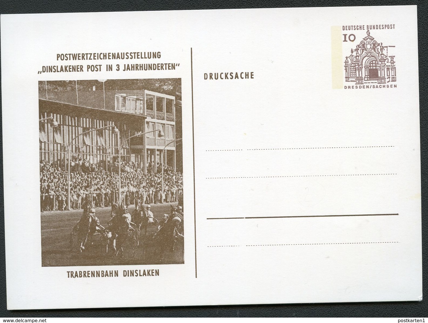 Bund PP33 B2/001 TRABRENNBAHN DINSLAKEN 1966 NGK 8,00 € - Private Postcards - Mint