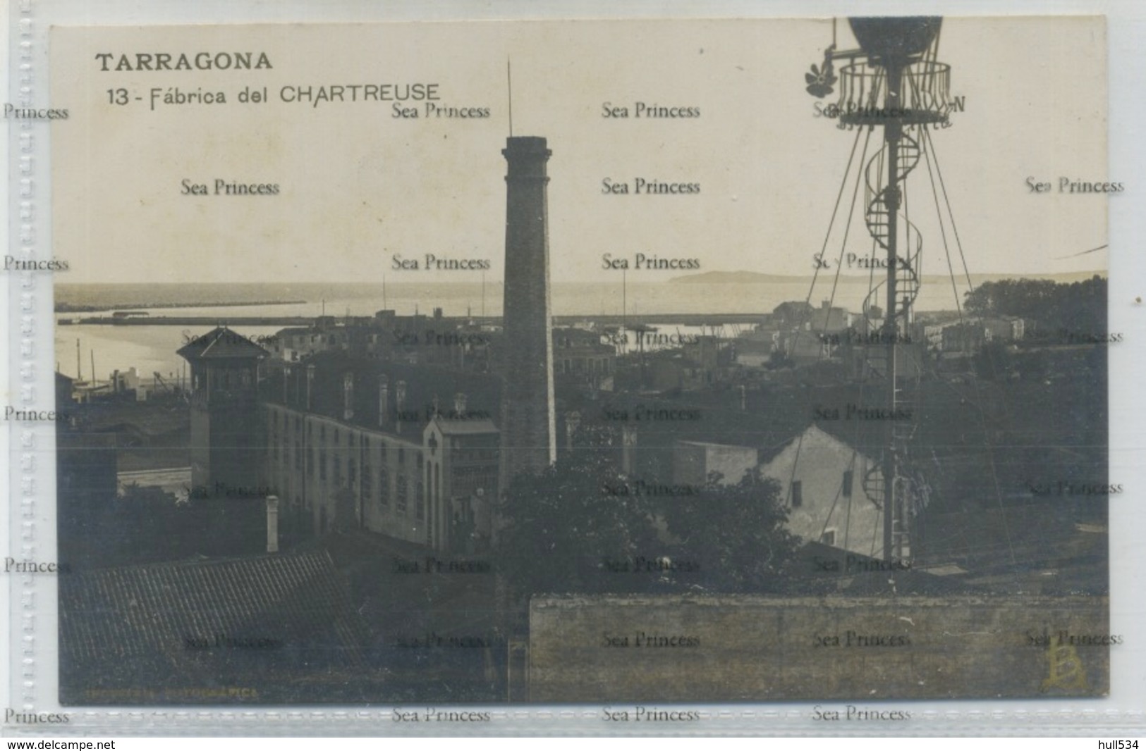 Spain Postcard Cataluna Tarragona Catalonia Fabrica De Chartreuse 1910s-20s - Tarragona