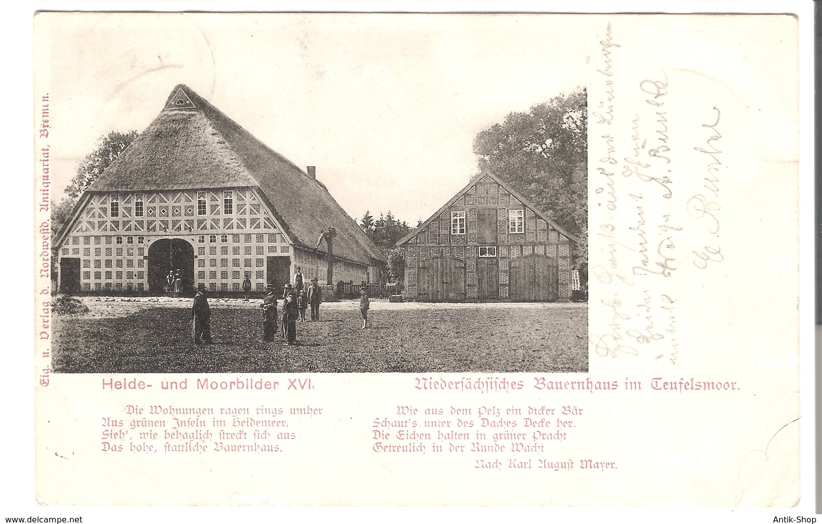 Niedersächsisches Bauernhaus Im Teufelsmoor  - Von 1900  (4248) - Walsrode