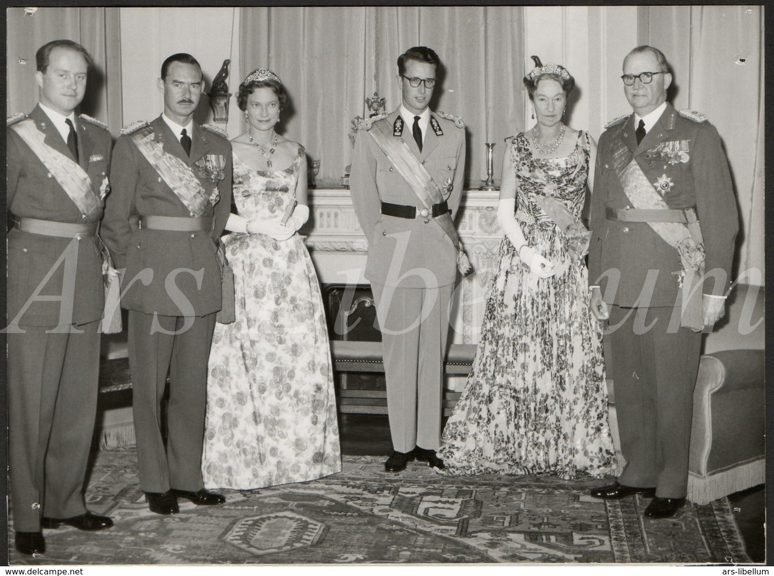 Large REAL Photo / ROYALTY / Luxembourg / Belgique / Grande Duchesse / Charlotte / Roi Baudouin / Famille Royale - Célébrités