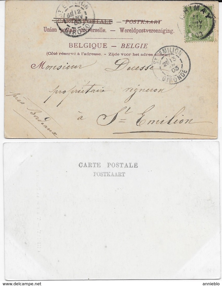 Chimay - 1903/... - 4 VIEILLES CARTES - *364* - Chimay