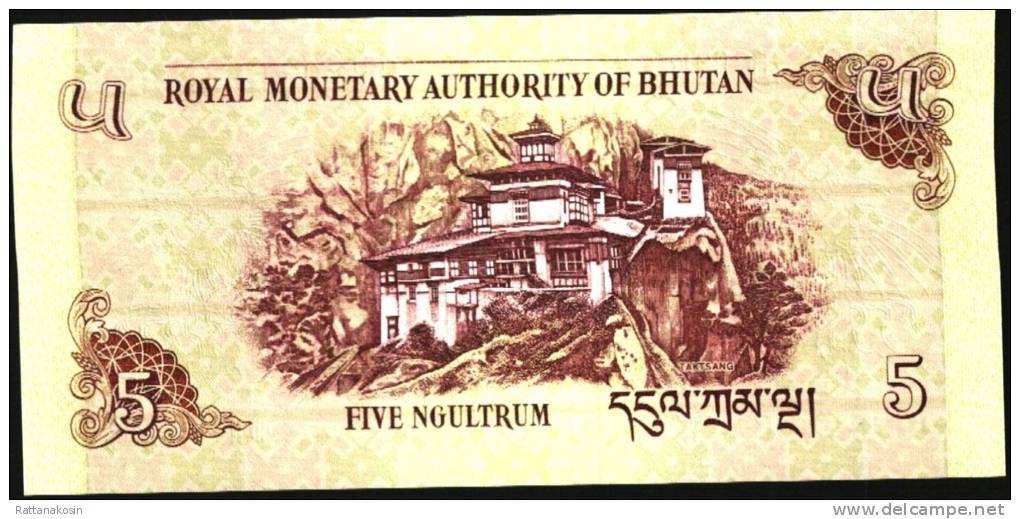 BHUTAN   P36   5  NGULTRUM   2011     UNC. - Bhoutan