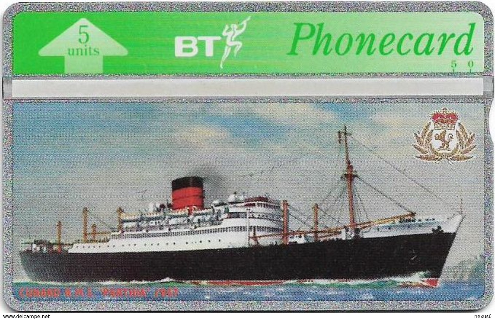 UK - BT - L&G - BTG-512 - Great British Liners, RMS Parthia - 505C - 5Units, 1.000ex, Mint - BT Edición General