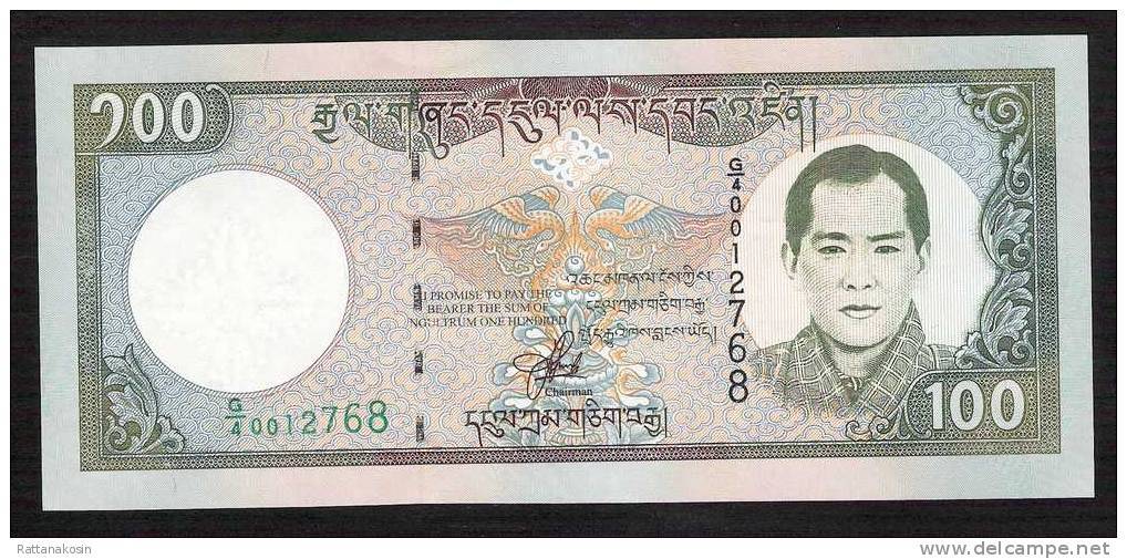 BHUTAN P25  100  NGULTRUM (2000)  #G/4       UNC. - Bhoutan