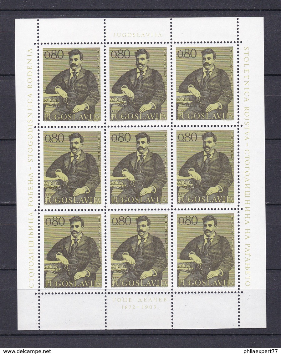 Jugoslawien - 1972 - Michel Nr. 1450+1471+1479 - 3 Kleinbogen - Postfrisch - Ungebraucht