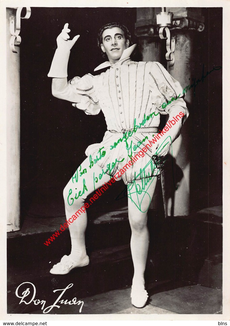 Jules De Mulder - Opera Don Giovanni - Gehandtekend Foto 11,5x16cm - Autographes