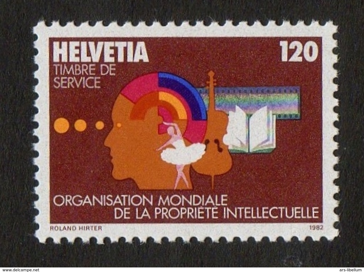 OMPI-Symbols / Helvetia / 120 / 1982 / OMPI/WIPO - World Intellectual Property Organization / Roland Hirter - Neufs