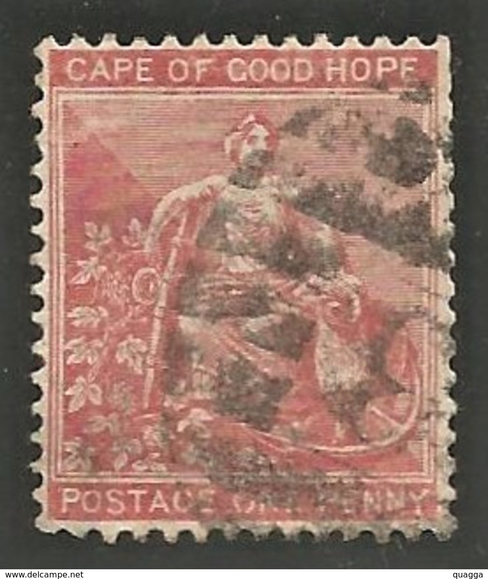 Cape Of Good Hope 1871. 1d Carmine-red (wmk.CC). SACC 24, SG 29. - Kap Der Guten Hoffnung (1853-1904)