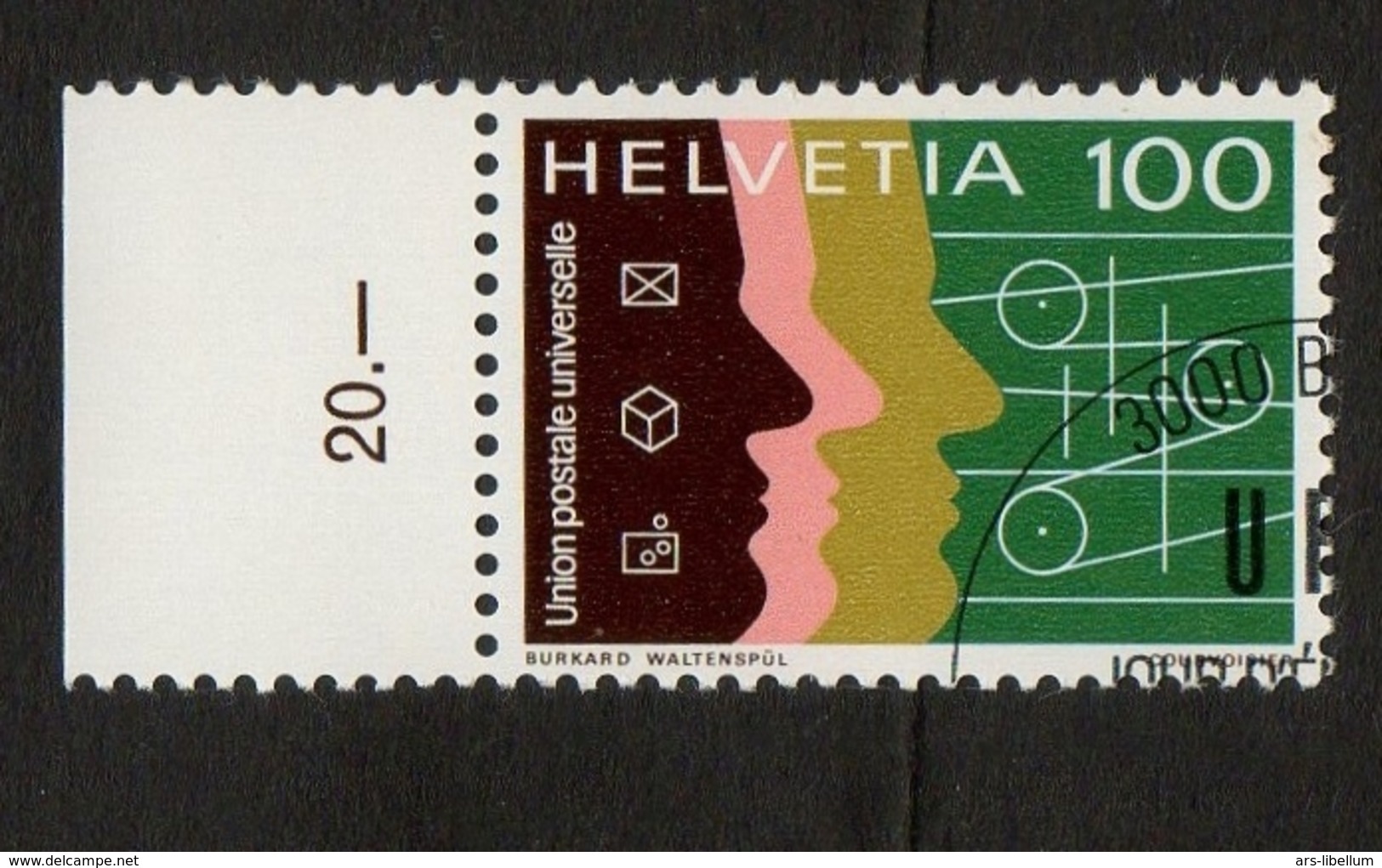 Helvetia / Technical Cooperation UPU / U.P.U. (Universal Postal Union) / 1976 / 100 / Burkard Waltenspül - Neufs