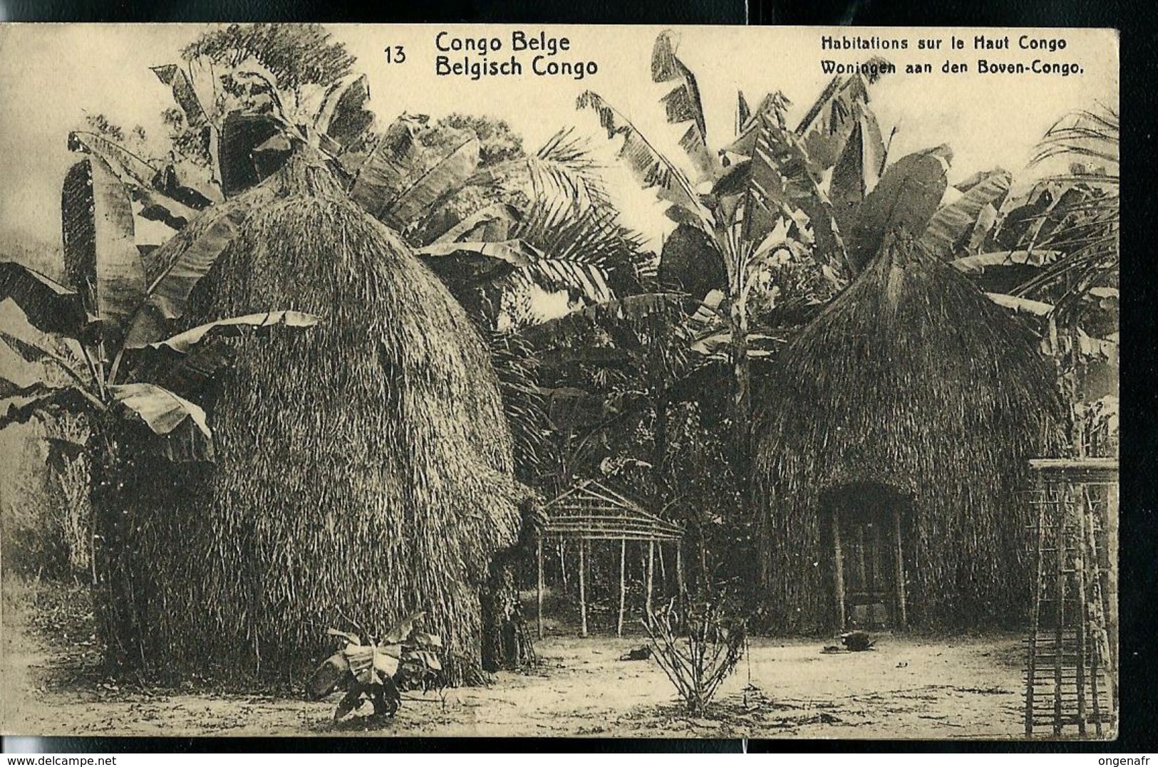 Carte N° 53. Vue 13. Habitations Sur Le Haut Congo (carte Neuve) - Entiers Postaux