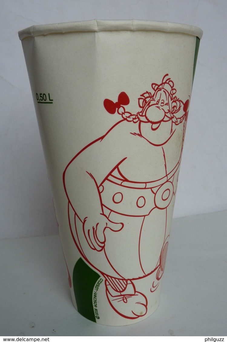 GOBELET COCA COLA EN CARTON PARC ASTERIX 0.50 Cl OBELIX - 2006 - Other & Unclassified