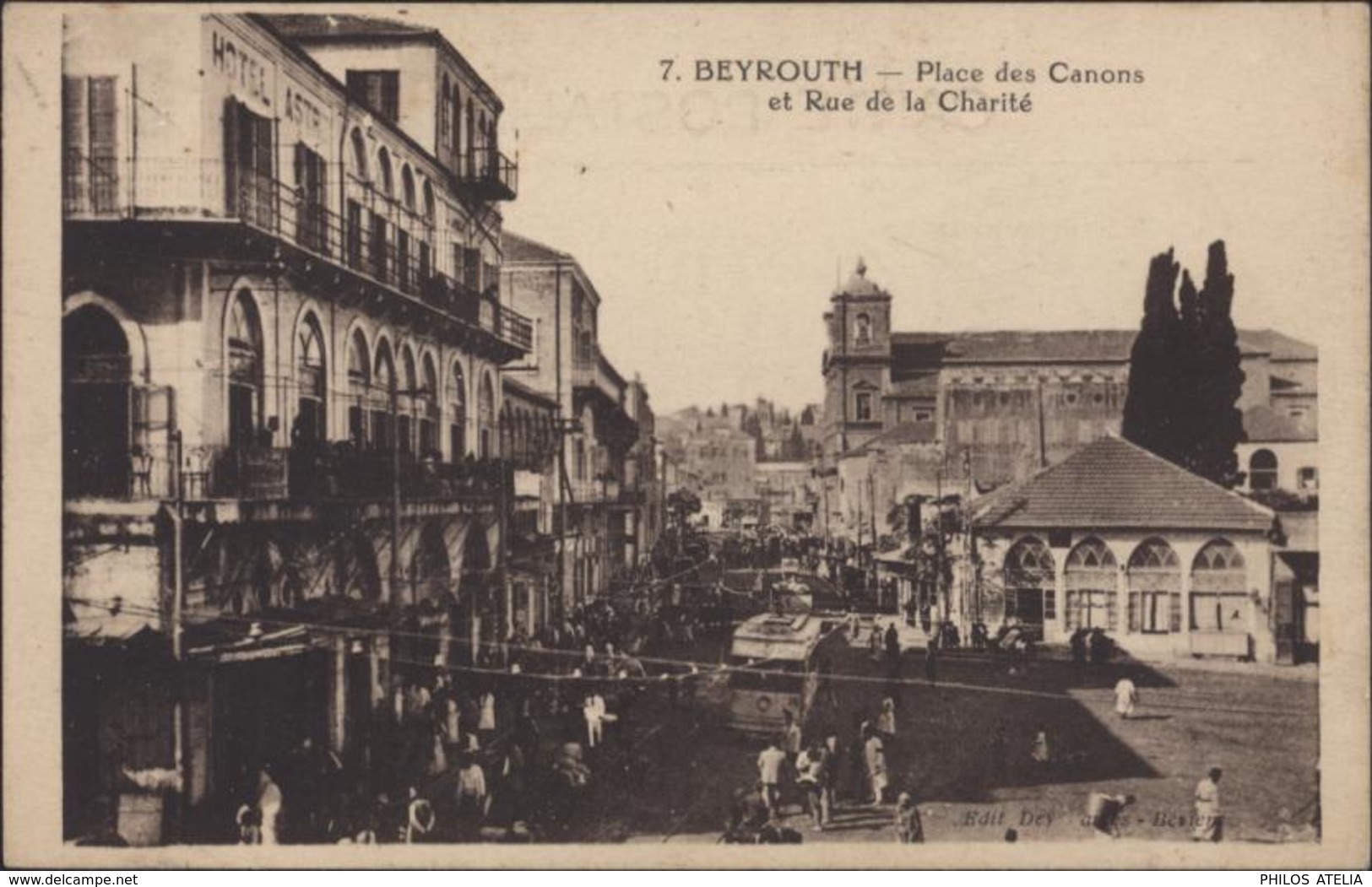CPA Beyrouth Place Des Canons Et Rue De La Charité - Syrien