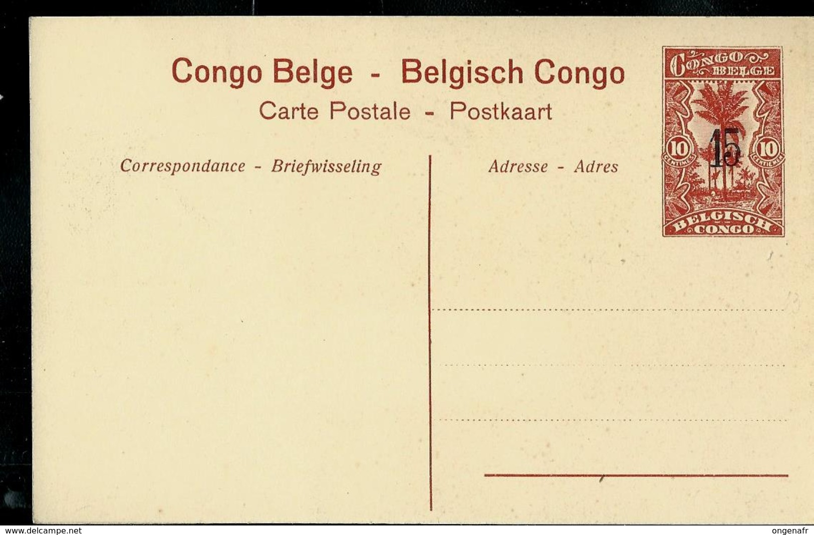 Carte N° 53. Vue 26.  Boma: Parc Du Gouverneur Général(carte Neuve) - Interi Postali