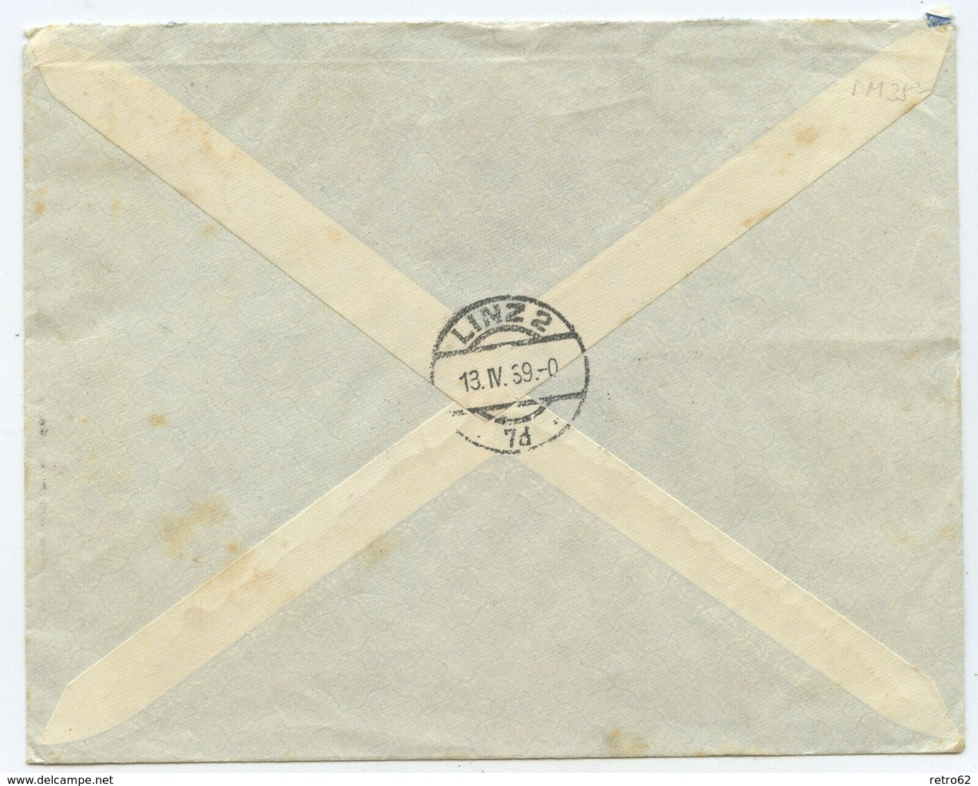 1939 Belgien R-Brief Borgerhout Seitenstetten - Briefe U. Dokumente