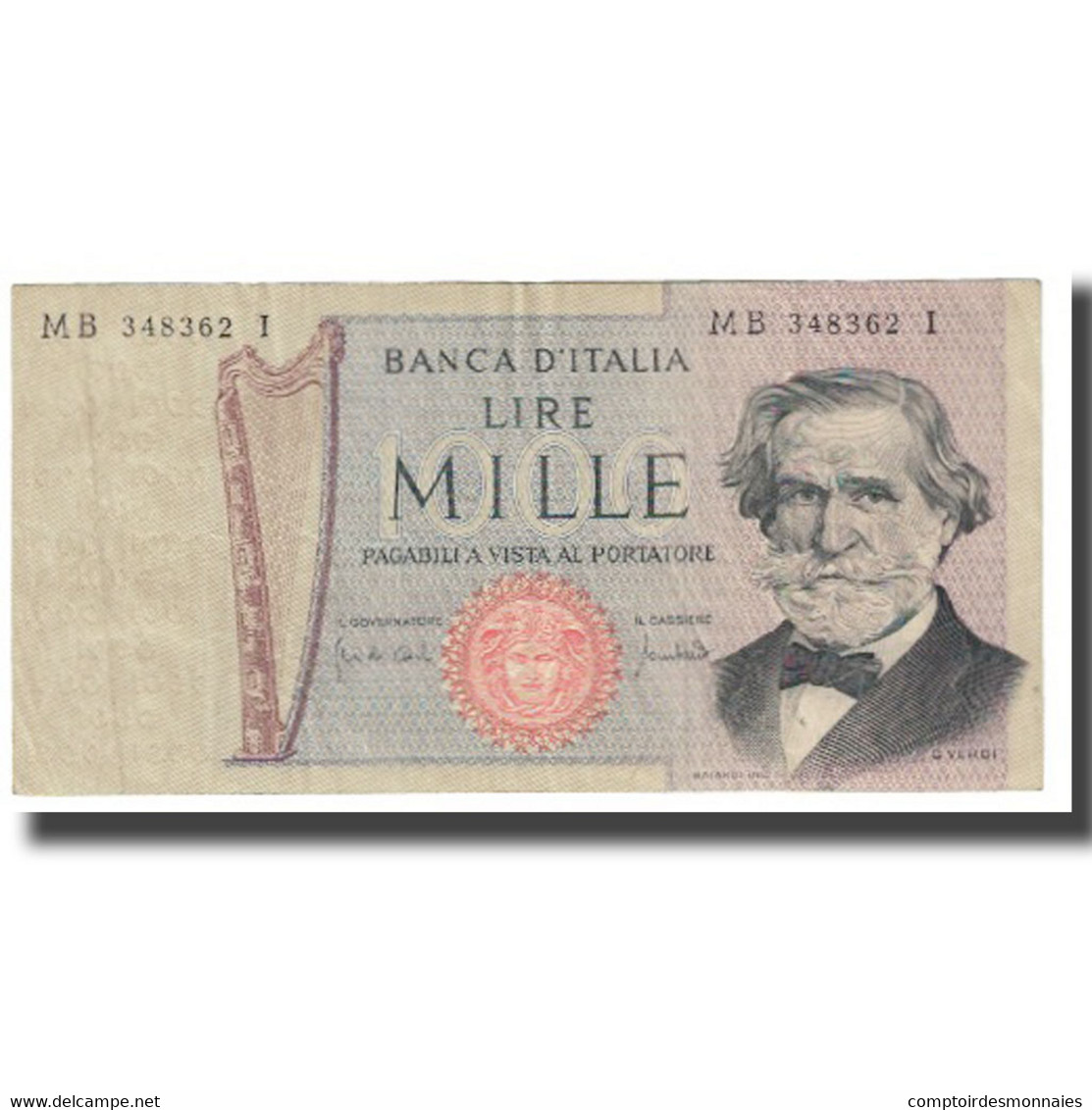 Billet, Italie, 1000 Lire, 1971, 1971-03-11, KM:101a, TB - 1000 Lire