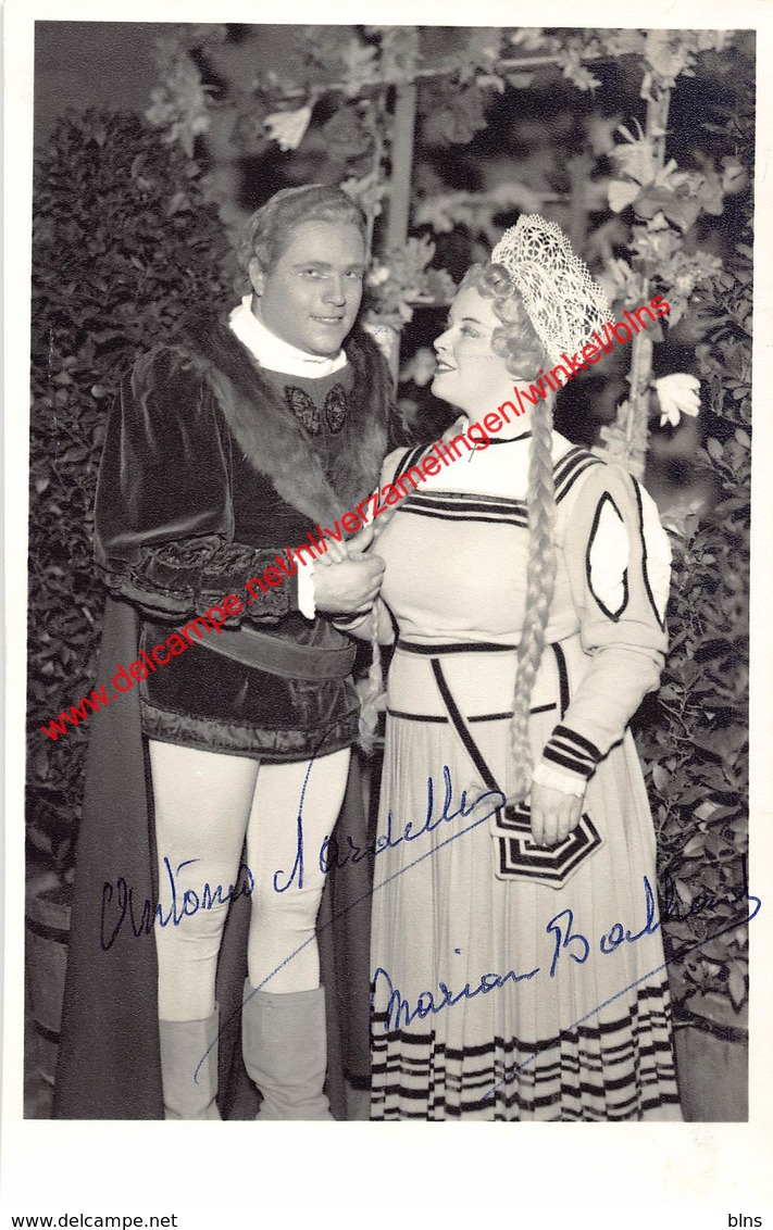 Antonio Nardelli & Marian Balhant - Opera Faust - Photo 11x17,5cm Gehandtekend/signed - Photos